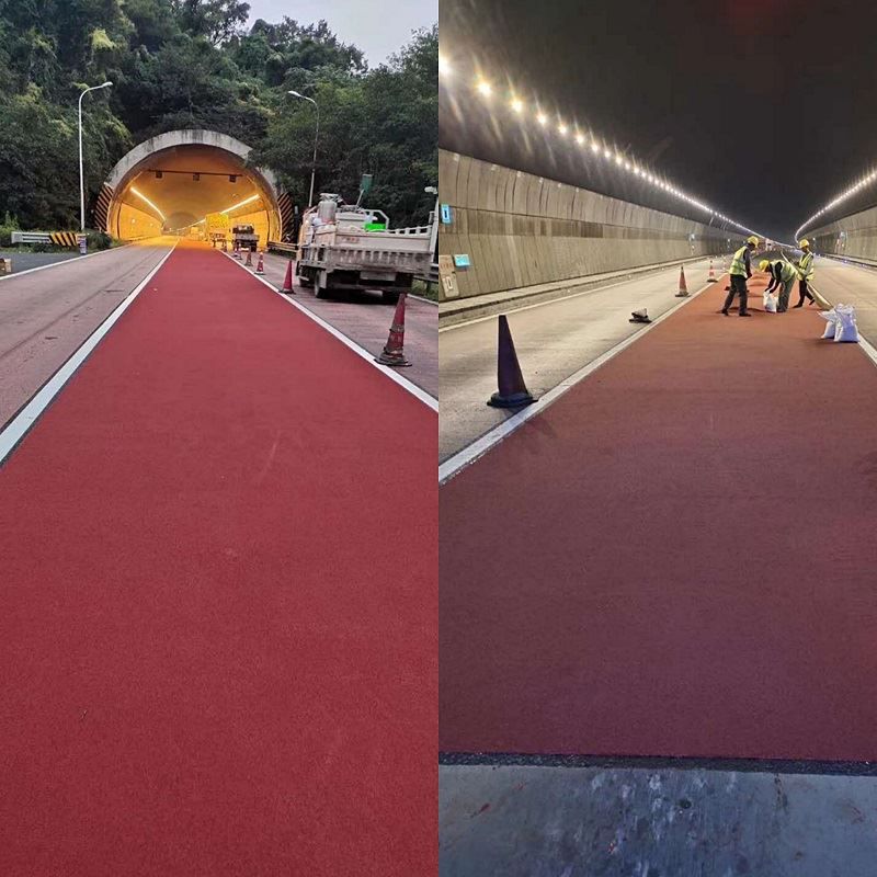 L'attention dans la construction Route colorée