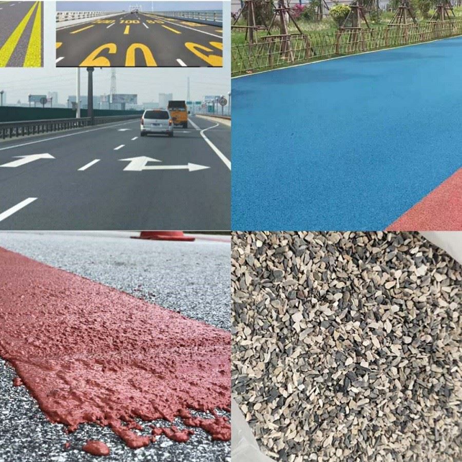 La classification de la peinture de marquage routier